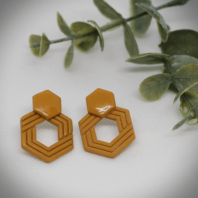 Hexagones - Jaune
