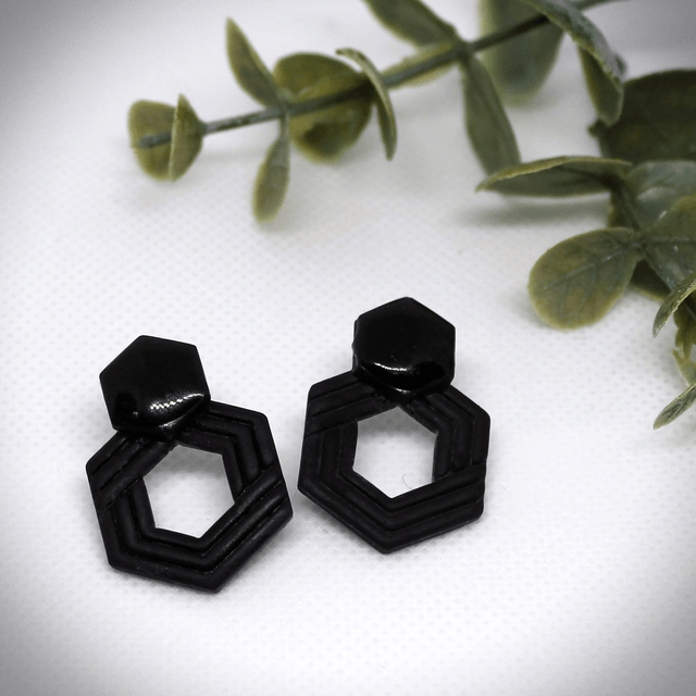 Hexagones - Noir