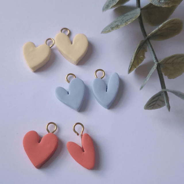 Coeurs bleus doré - Interchangeables